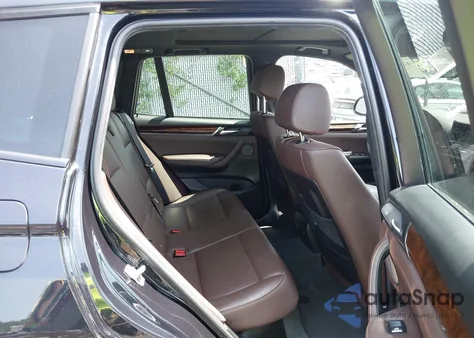 2017 BMW X3 xDrive35I from USA, damaged, VIN 5UXWX7C55H0U42806